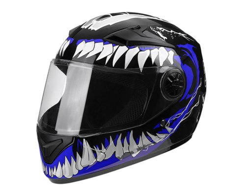 LS666-full-face helmets-blue-1