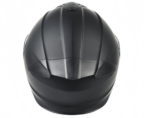 LS701-Flip-up Helmets Matte Black-Back